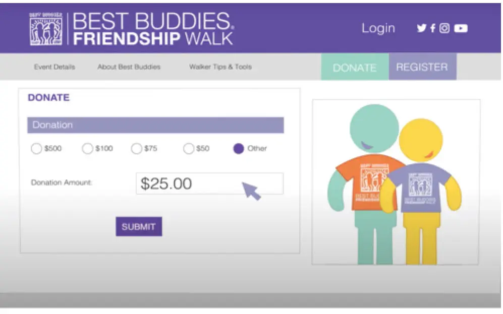 Step 4 make a self donation screenshot